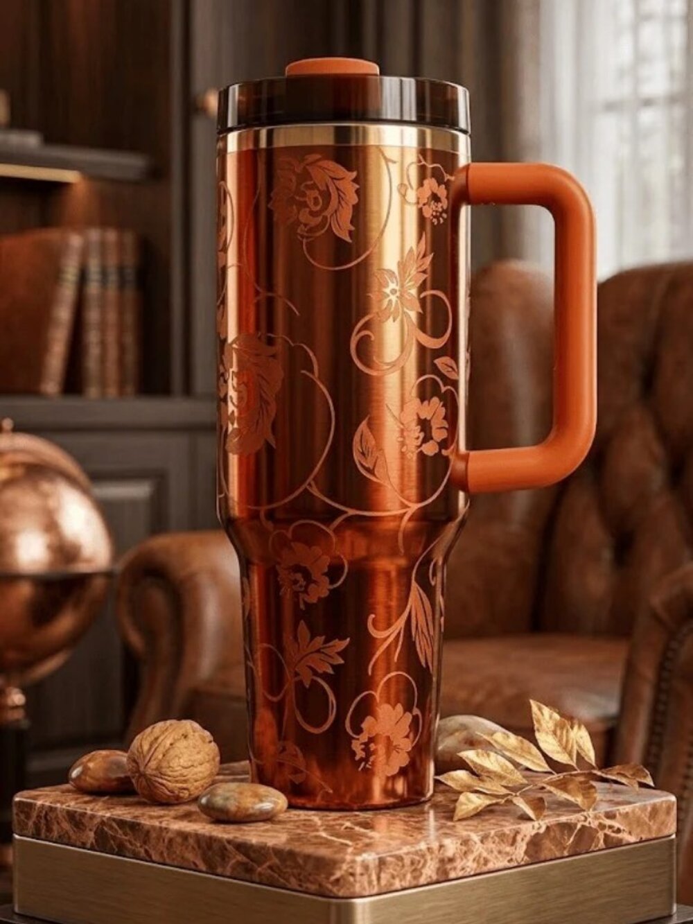Limited Edition Stanley 1913 x KAROL G 40oz Quencher! Premium gold finish with - Picture 2 of 2